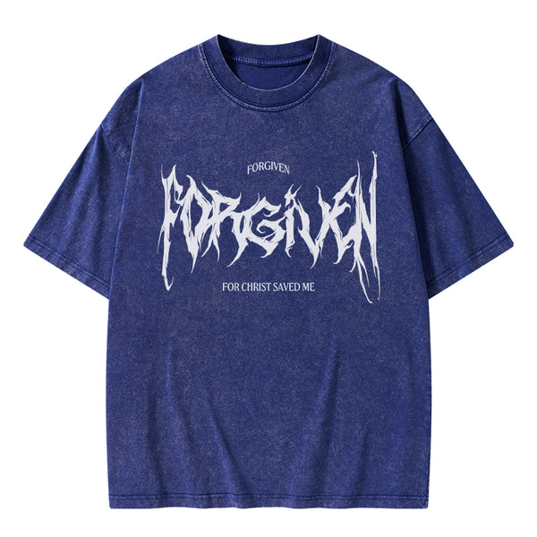 Forgiven Christian Washed T-Shirt