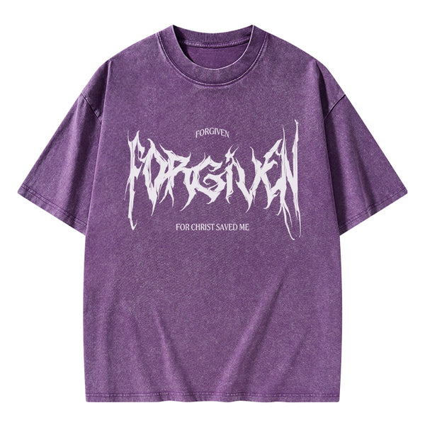 Forgiven Christian Washed T-Shirt