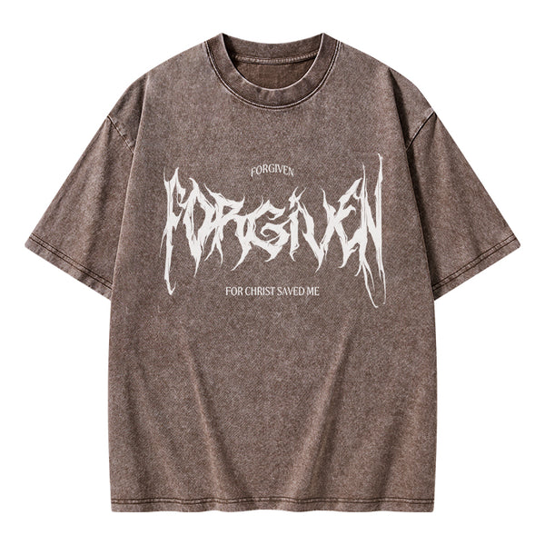 Forgiven Christian Washed T-Shirt