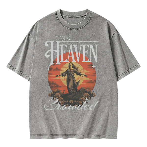 GC-WTSA0904 Make Heaven Christian Washed T-Shirt