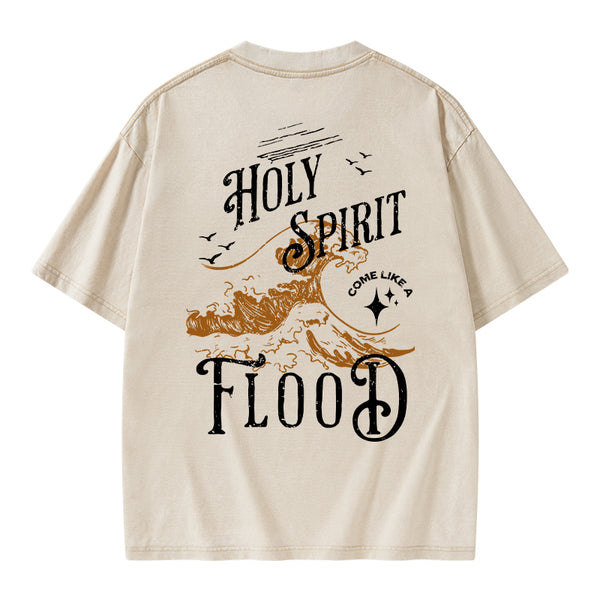 GC-WTSA0931 Holy Spirit Christian Washed T-Shirt