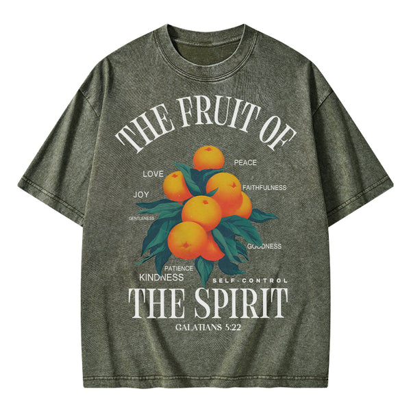 The Fruit Of Spirit Christian Wahsed T-Shirt