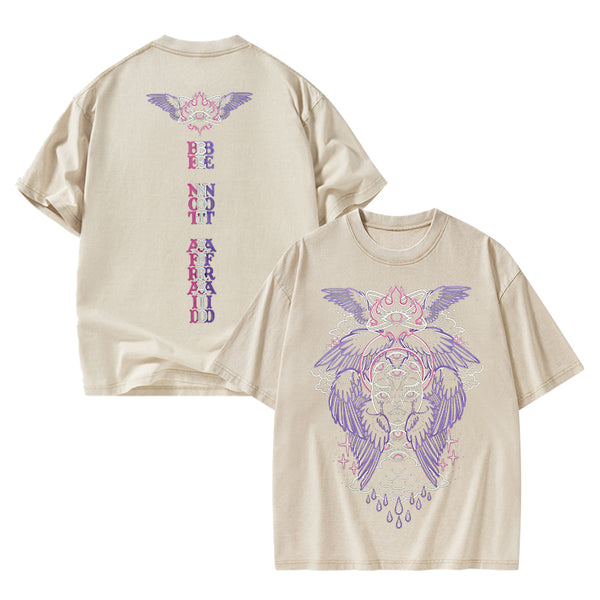 GC-WTSA0991 Be Not Afraid Christian Washed T-Shirt
