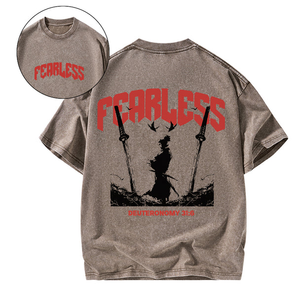 GC-WTSA1120 Fearless Christian Washed T-Shirt