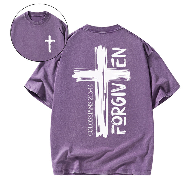 Forgiven Christian Washed T-Shirt