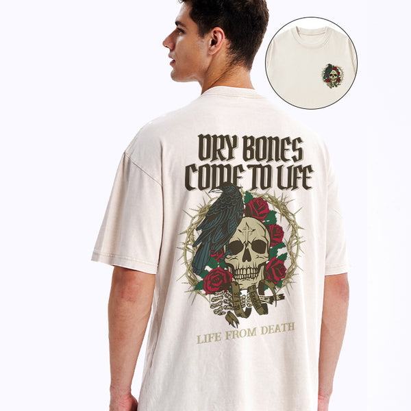 Dry Bones Come To Life Christian Washed T-Shirt