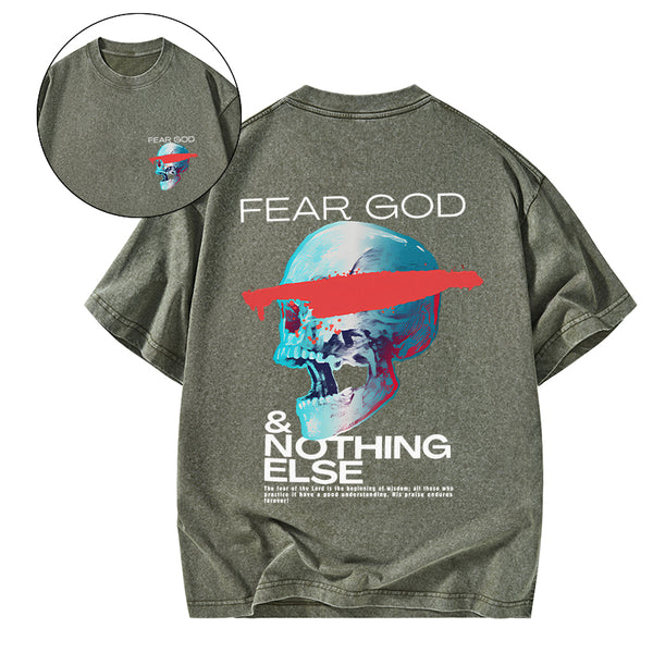 GC-WTSA1275 Fear God Christian Washed T-Shirt