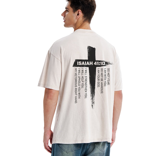 Isaiah 41 Christian Washed T-Shirt