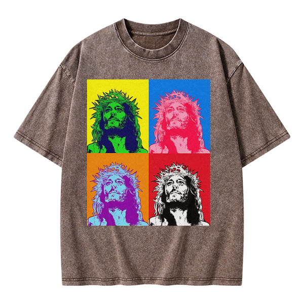GC-WTSA1314 Jesus Christian Washed T-Shirt