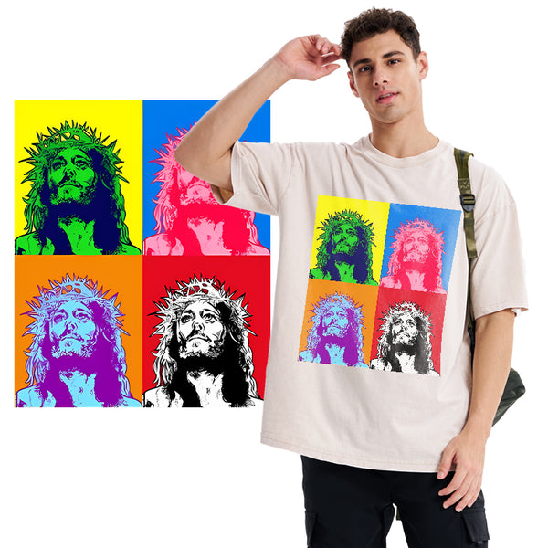 GC-WTSA1314 Jesus Christian Washed T-Shirt