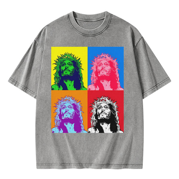 GC-WTSA1314 Jesus Christian Washed T-Shirt