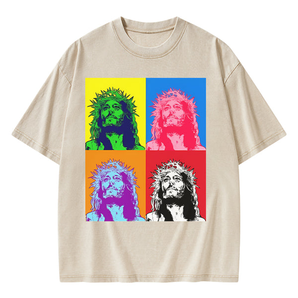 GC-WTSA1314 Jesus Christian Washed T-Shirt