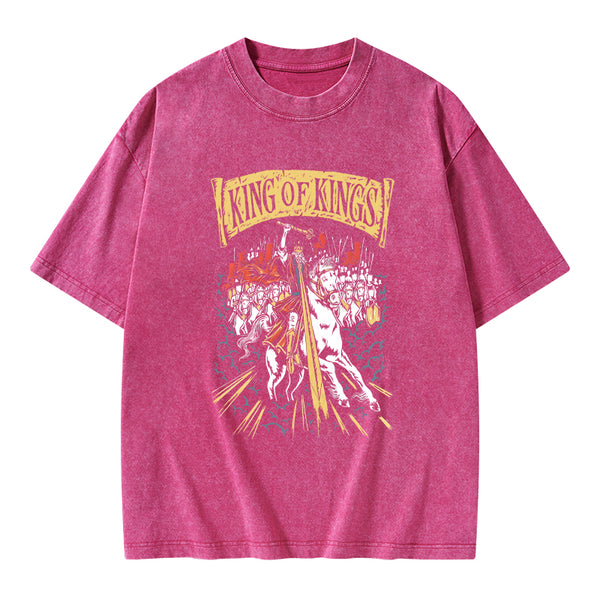 King Of Kings Christian Washed T-Shirt