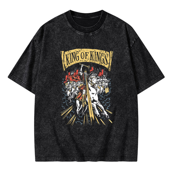 King Of Kings Christian Washed T-Shirt