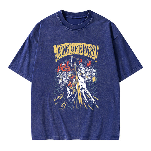 King Of Kings Christian Washed T-Shirt