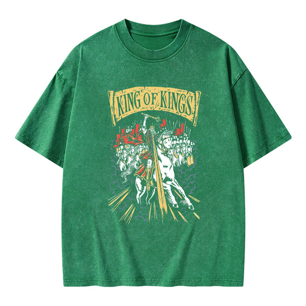 King Of Kings Christian Washed T-Shirt