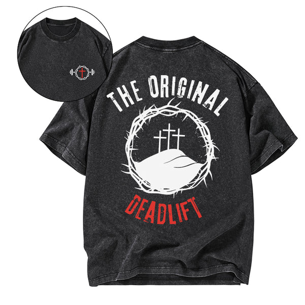 The Original Deadlift Christian Washed T-Shirt