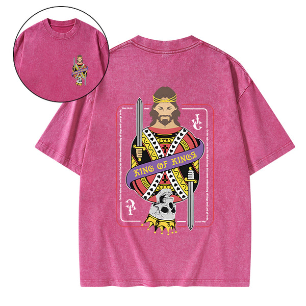 King Of Kings Christian Washed T-Shirt