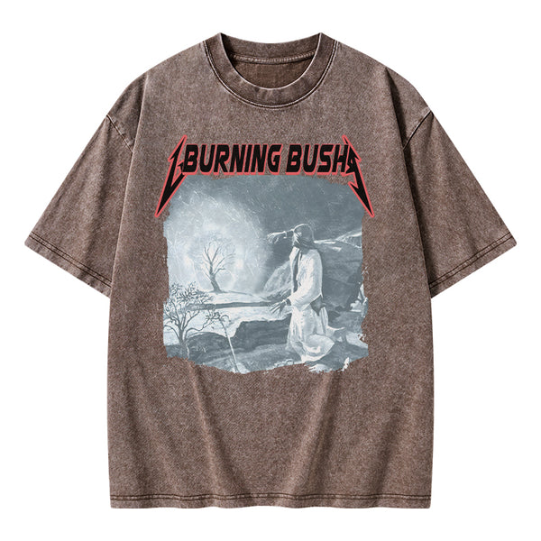GC-WTSA1535 Burning Bush Christian Washed T-Shirt