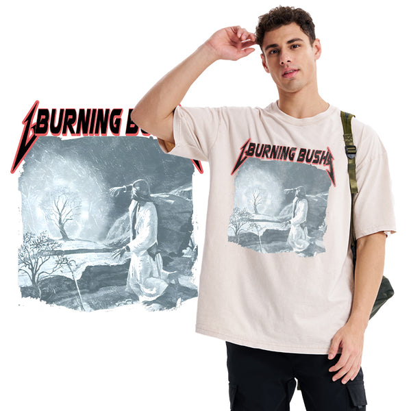 GC-WTSA1535 Burning Bush Christian Washed T-Shirt