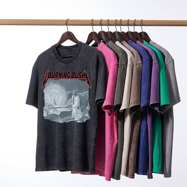GC-WTSA1535 Burning Bush Christian Washed T-Shirt