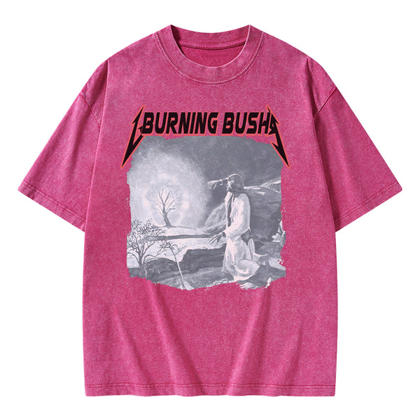 GC-WTSA1535 Burning Bush Christian Washed T-Shirt