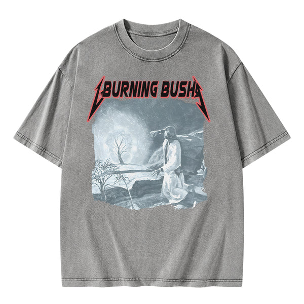 GC-WTSA1535 Burning Bush Christian Washed T-Shirt
