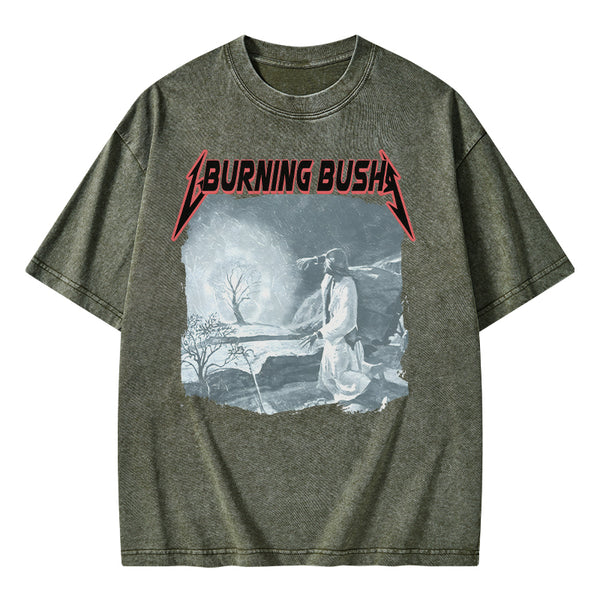 GC-WTSA1535 Burning Bush Christian Washed T-Shirt