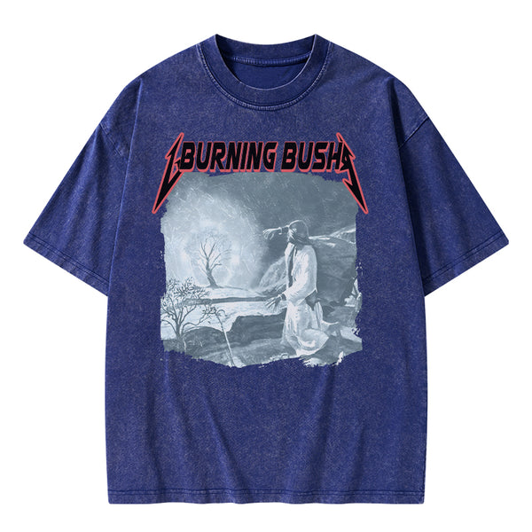 GC-WTSA1535 Burning Bush Christian Washed T-Shirt