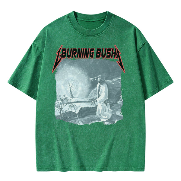 GC-WTSA1535 Burning Bush Christian Washed T-Shirt