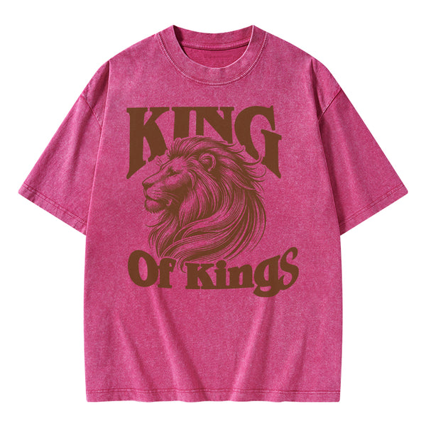 King Of Kings Christian Washed T-Shirt