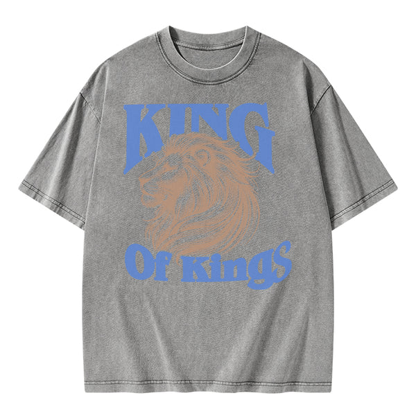 King Of Kings Christian Washed T-Shirt
