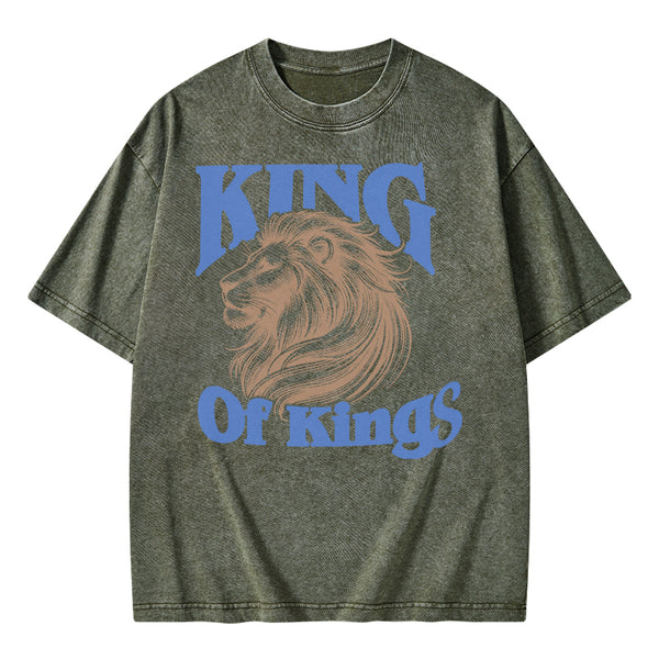 King Of Kings Christian Washed T-Shirt