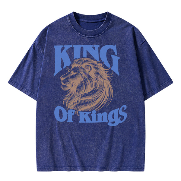 King Of Kings Christian Washed T-Shirt
