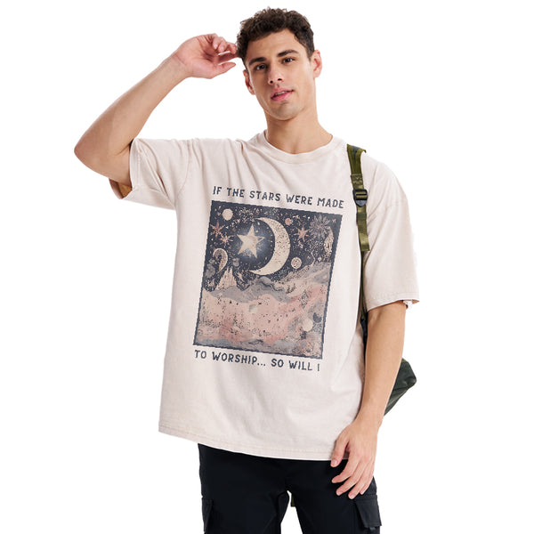 If The Stars Were Made To Worship Christian Washed T-Shirt