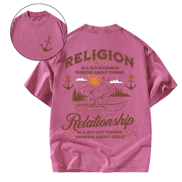 GC-WTSA1738 Religion Relationship Christian Washed T-Shirt