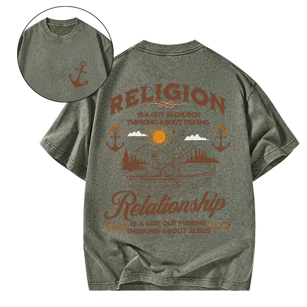GC-WTSA1738 Religion Relationship Christian Washed T-Shirt