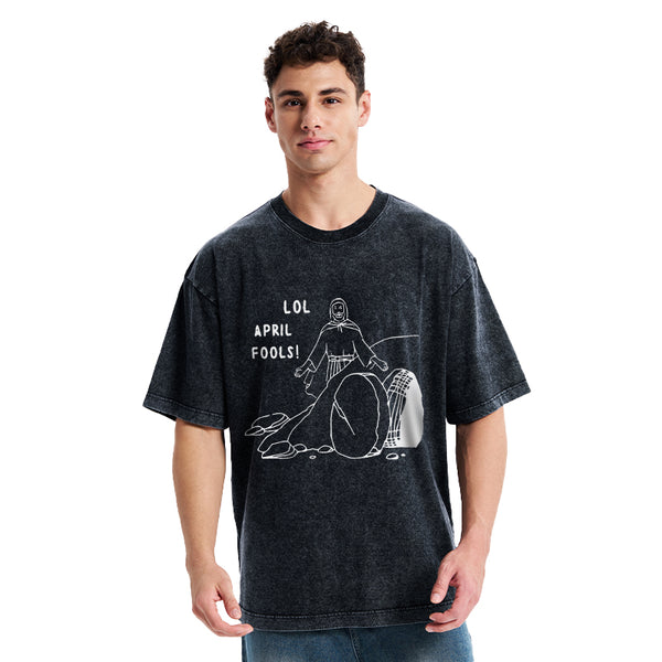 LOL April Fools Christian Washed T-Shirt