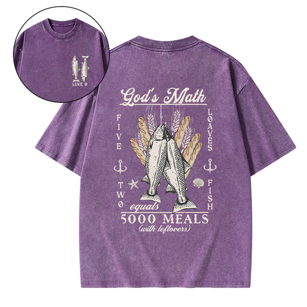 God's Math Christian Washed T-Shirt