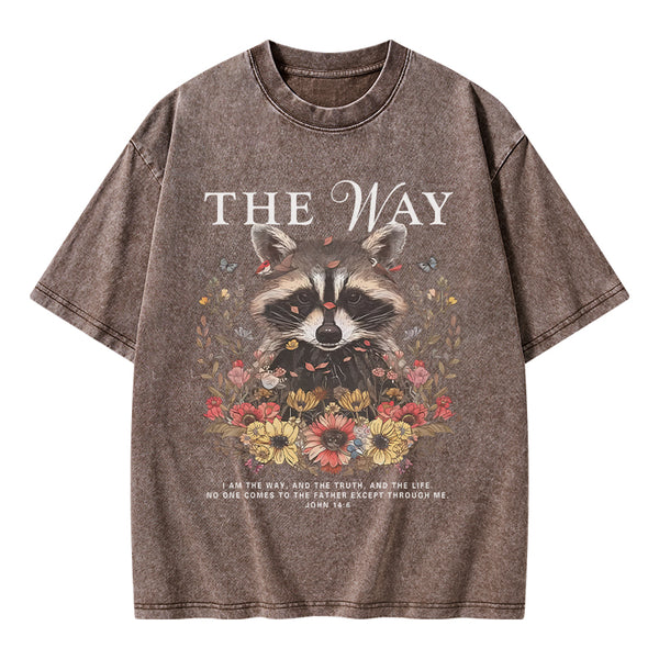 GC-WTSA1803 The Way Christian Washed T-Shirt