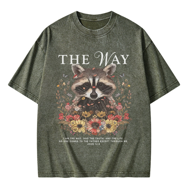 GC-WTSA1803 The Way Christian Washed T-Shirt
