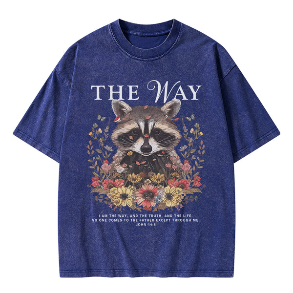 GC-WTSA1803 The Way Christian Washed T-Shirt