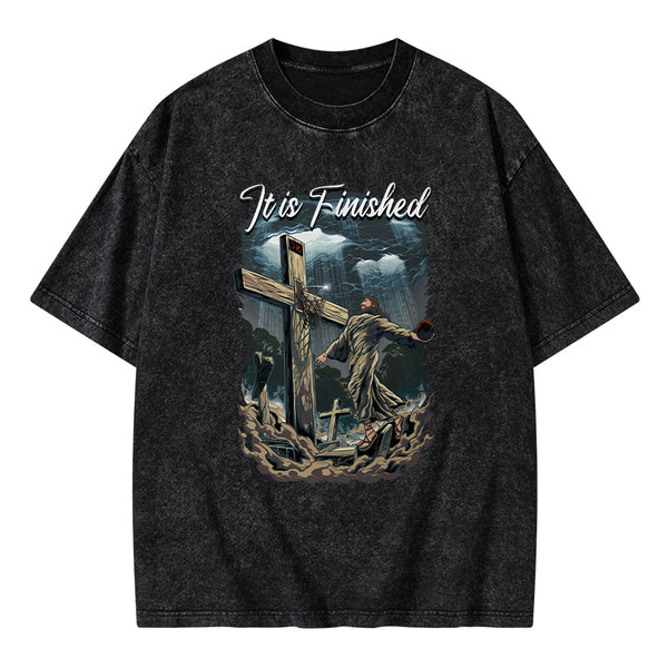 It Is Finish Christian Washed T-Shirt