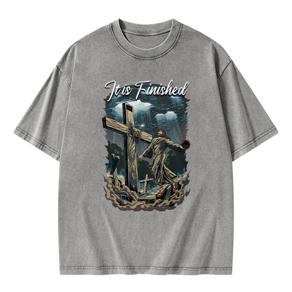It Is Finish Christian Washed T-Shirt
