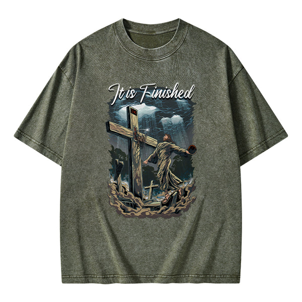 It Is Finish Christian Washed T-Shirt