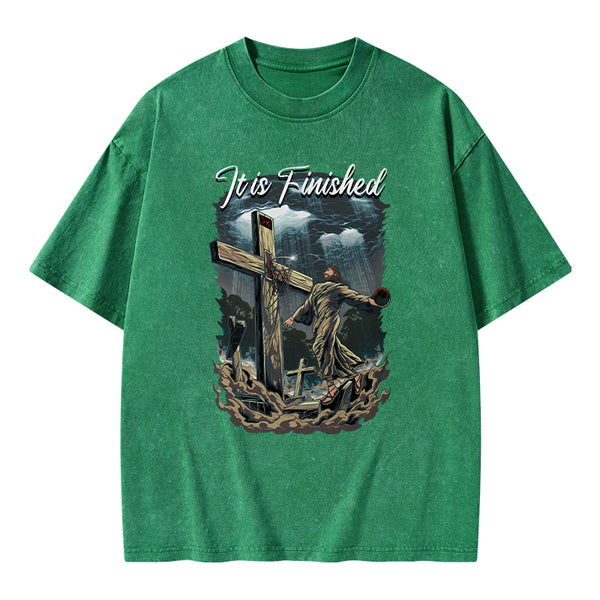 It Is Finish Christian Washed T-Shirt
