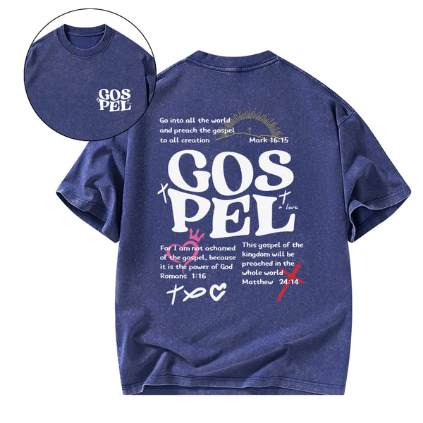 Gospel Christian Washed T-Shirt