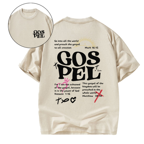 Gospel Christian Washed T-Shirt