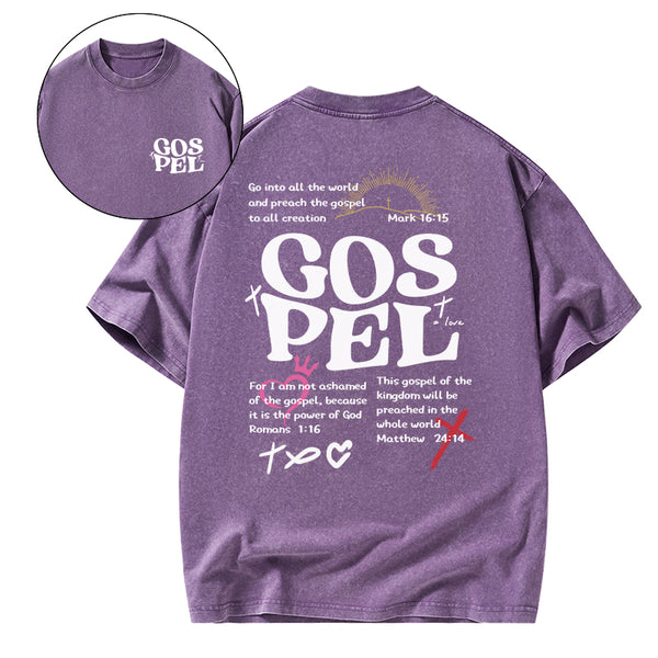 Gospel Christian Washed T-Shirt