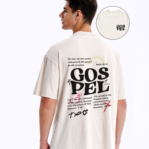 Gospel Christian Washed T-Shirt